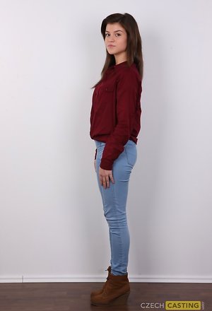 Czech Casting  invite you to explore free pictures featuring Veronika unveiling nice form